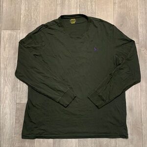 Mens Polo Ralph Lauren Crewneck Long Sleeve T-Shirt‎